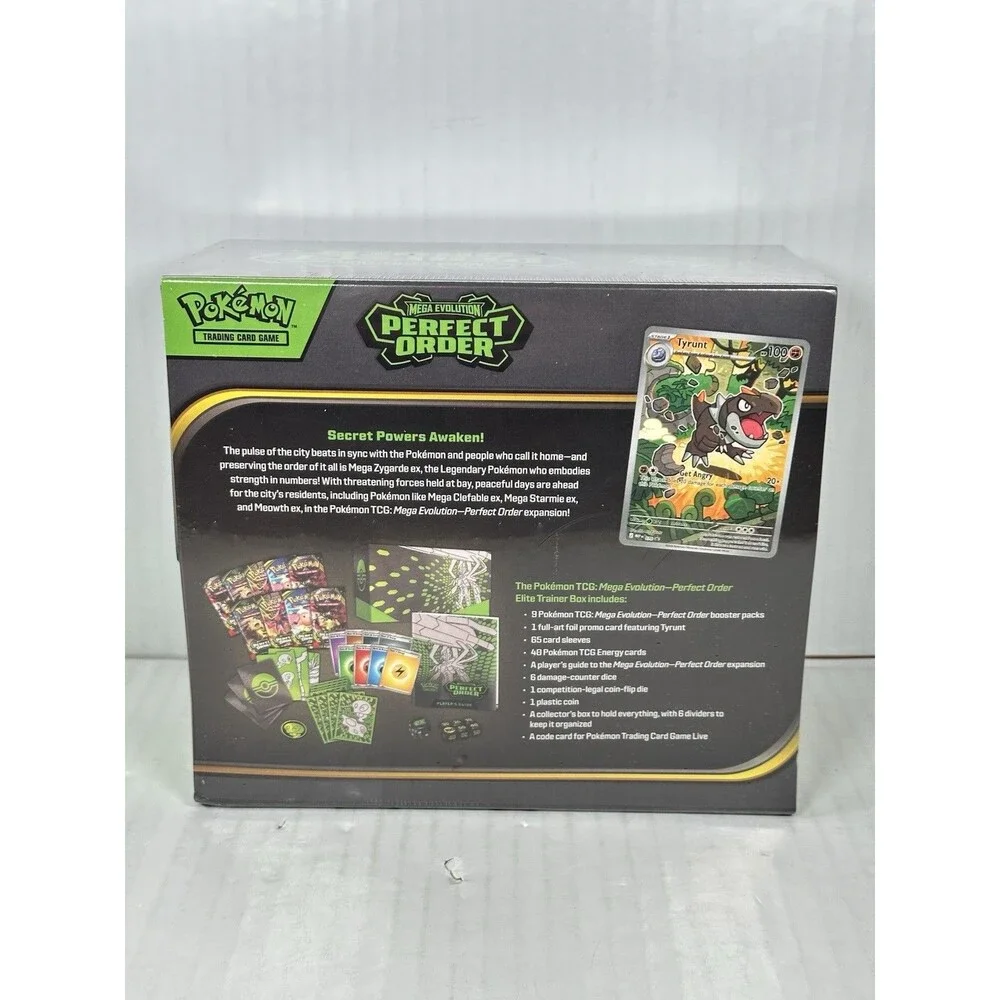 Pokémon TCG Mega Evolution Perfect Order ETB Elite Trainer Box NEW SEALED
